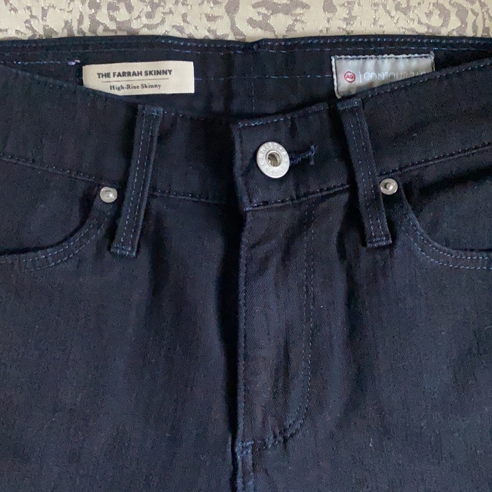 AG Jeans Black “The Farrah Skinny” Size 25R - Picture 8 of 11